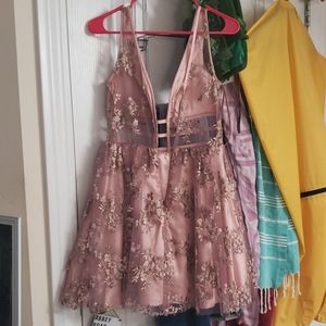 Rose Gold GB party dress